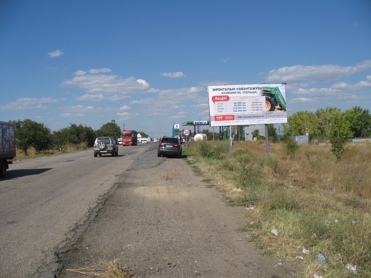 `Билборд №100951 в городе Удобное (Одесская область), размещение наружной рекламы, IDMedia-аренда по самым низким ценам!`