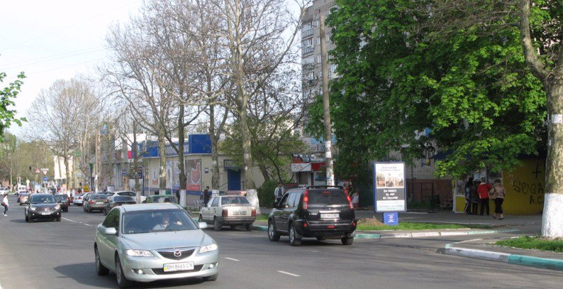 Сітілайт №106409 в місті Чорноморськ (Одеська область), розміщення зовнішнішньої реклами, IDMedia-оренда найнижчі ціни!