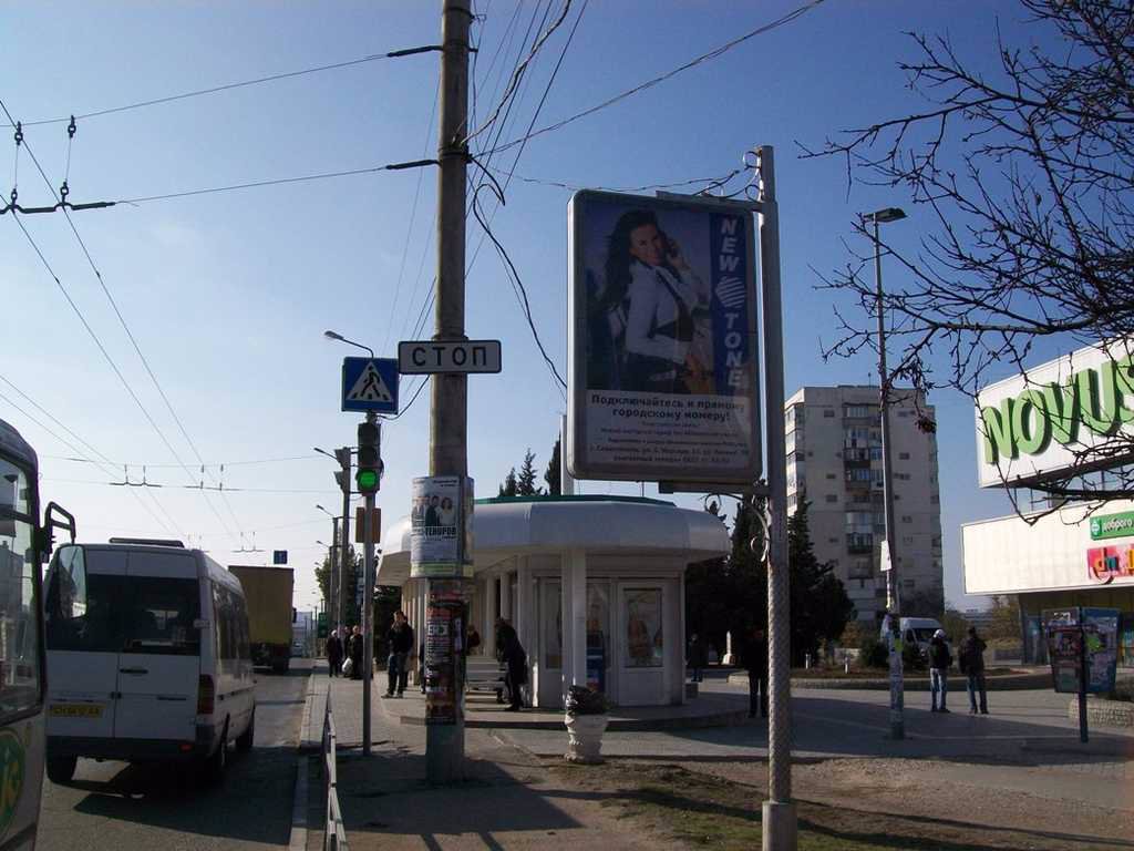 Сітілайт №11245 в місті Севастопіль (АР Крим), розміщення зовнішнішньої реклами, IDMedia-оренда найнижчі ціни!