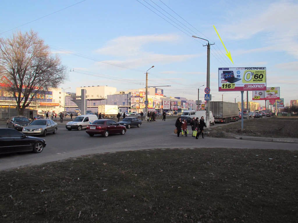 Билборд формат 6х3 №113686 в городе Днепр (Днепропетровская область) `Билборд №113686 в городе Днепр (Днепропетровская область), размещение наружной рекламы, IDMedia-аренда по самым низким ценам!`