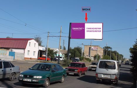 `Билборд №114543 в городе Николаев (Николаевская область), размещение наружной рекламы, IDMedia-аренда по самым низким ценам!`