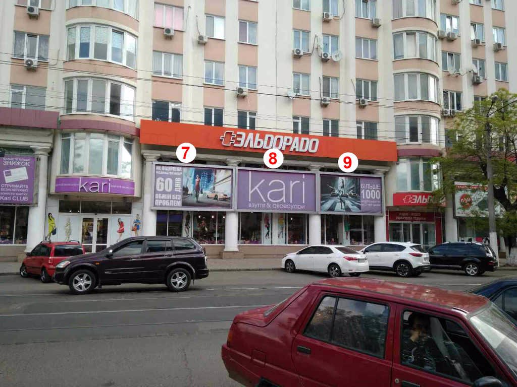 Брандмауер №114795 в місті Одеса (Одеська область), розміщення зовнішнішньої реклами, IDMedia-оренда найнижчі ціни!