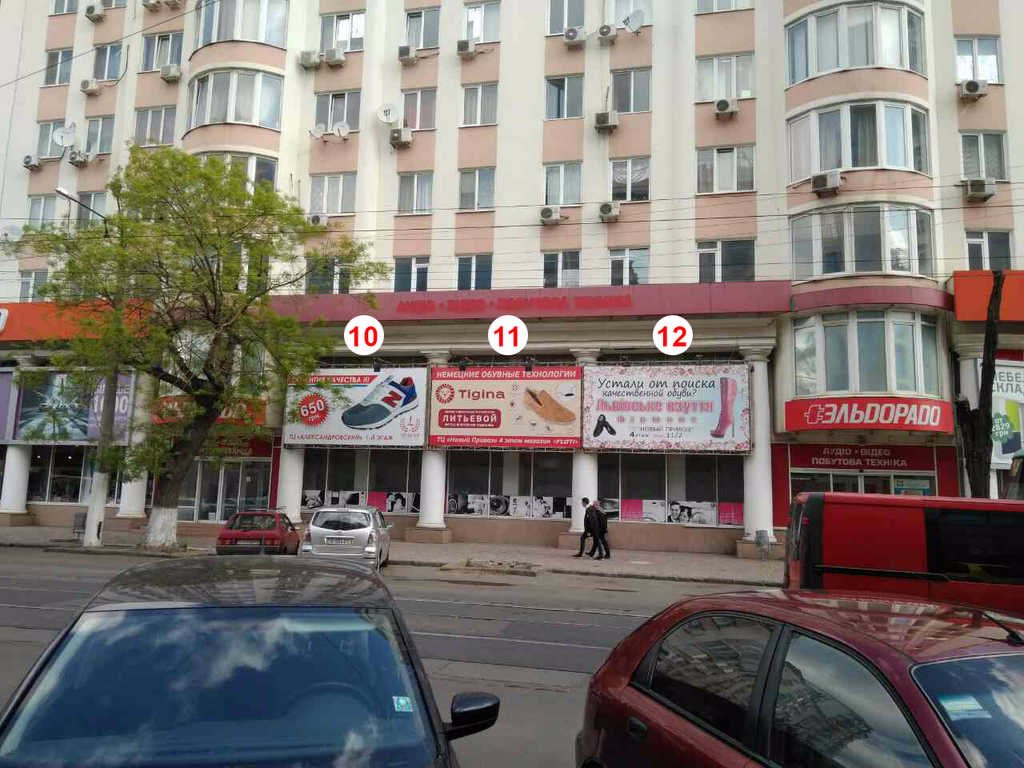 Брандмауер №114797 в місті Одеса (Одеська область), розміщення зовнішнішньої реклами, IDMedia-оренда найнижчі ціни!