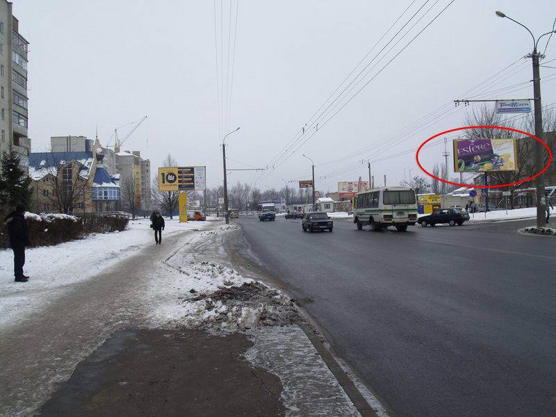 Билборд формат 3x6 №11684 в городе Луцк (Волынская область) `Билборд №11684 в городе Луцк (Волынская область), размещение наружной рекламы, IDMedia-аренда по самым низким ценам!`