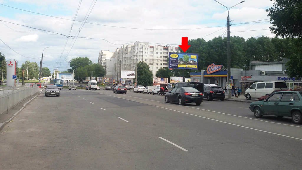 Билборд формат 3x6 №117991 в городе Хмельницкий (Хмельницкая область) `Билборд №117991 в городе Хмельницкий (Хмельницкая область), размещение наружной рекламы, IDMedia-аренда по самым низким ценам!`
