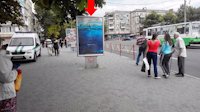 `Ситилайт №118129 в городе Хмельницкий (Хмельницкая область), размещение наружной рекламы, IDMedia-аренда по самым низким ценам!`