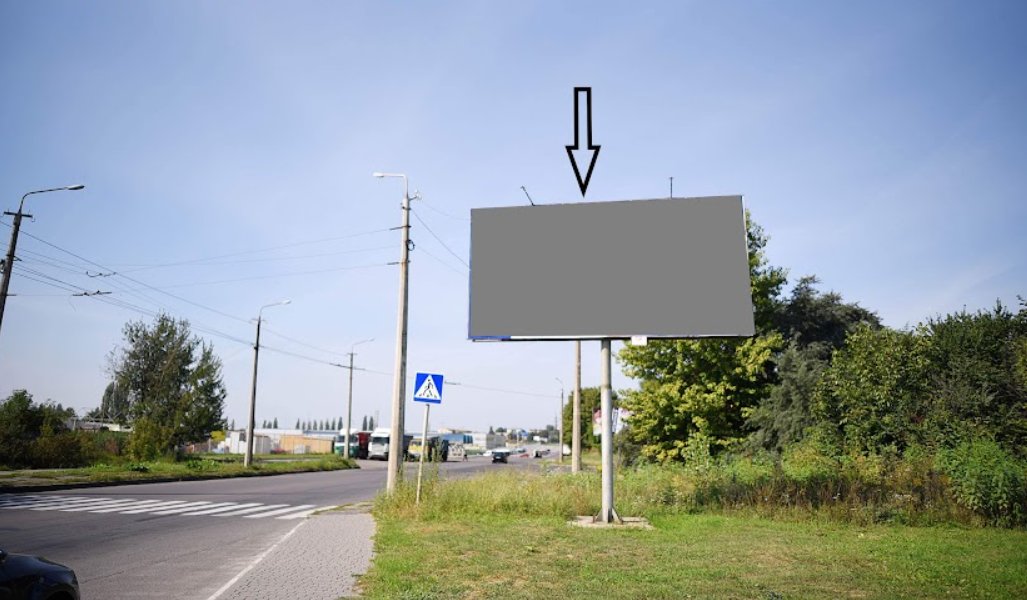 Білборд формат 3x6 №118608 в городе Луцьк (Волинська область) Білборд №118608 в місті Луцьк (Волинська область), розміщення зовнішнішньої реклами, IDMedia-оренда найнижчі ціни!