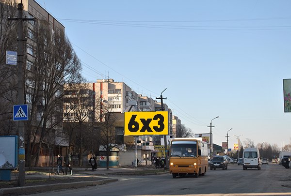 Білборд №118707 в місті Новомосковськ (Дніпропетровська область), розміщення зовнішнішньої реклами, IDMedia-оренда найнижчі ціни!