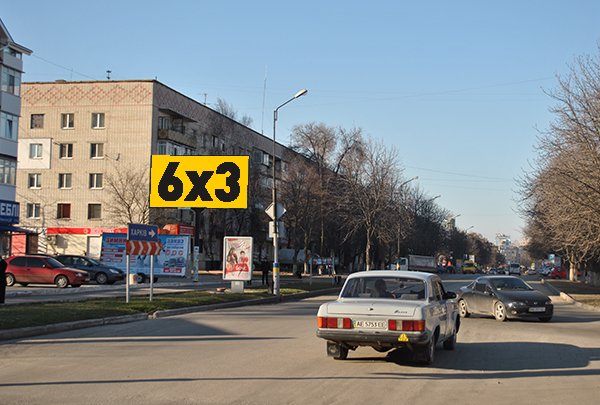 Білборд №118709 в місті Новомосковськ (Дніпропетровська область), розміщення зовнішнішньої реклами, IDMedia-оренда найнижчі ціни!