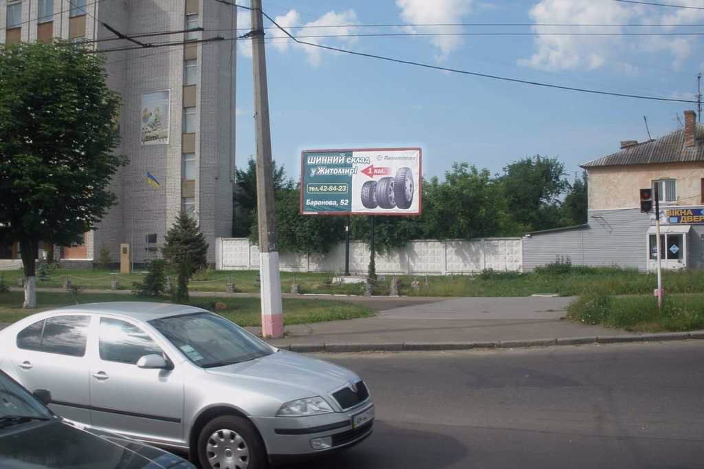 `Билборд №120496 в городе Житомир (Житомирская область), размещение наружной рекламы, IDMedia-аренда по самым низким ценам!`