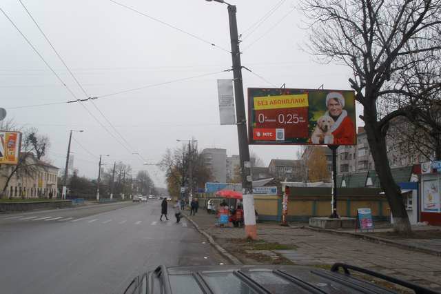 `Билборд №120497 в городе Житомир (Житомирская область), размещение наружной рекламы, IDMedia-аренда по самым низким ценам!`