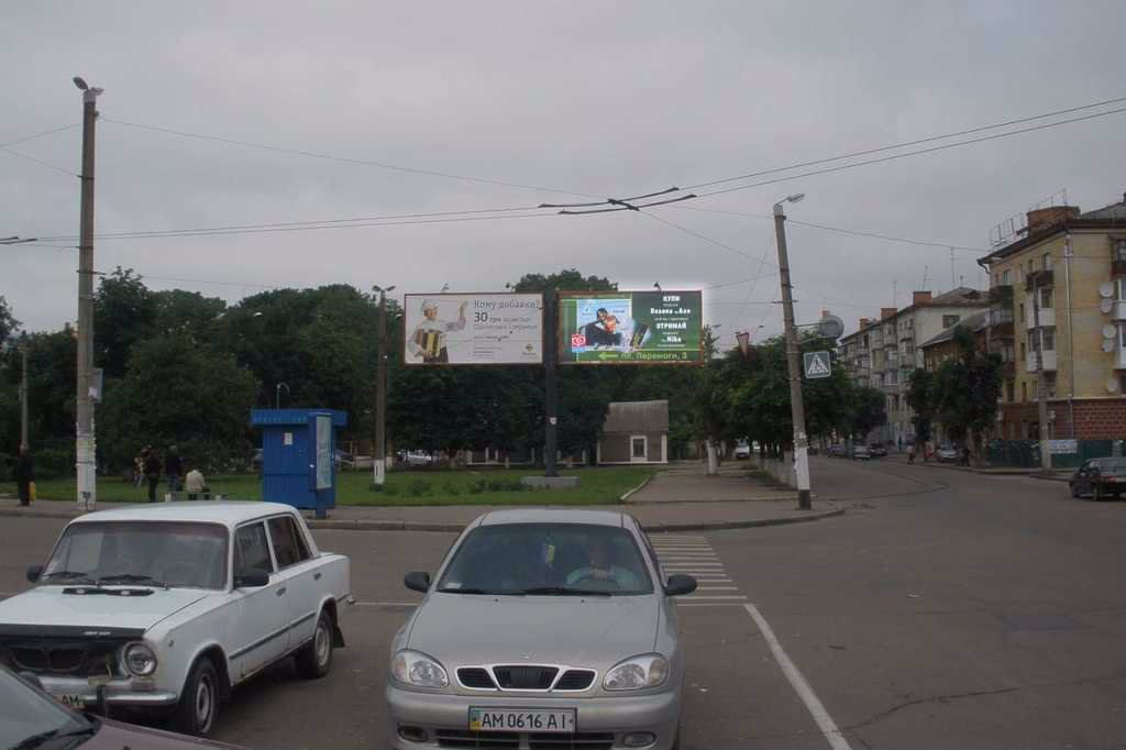Білборд №120498 в місті Житомир (Житомирська область), розміщення зовнішнішньої реклами, IDMedia-оренда найнижчі ціни!
