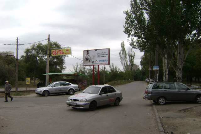 `Билборд №120516 в городе Запорожье (Запорожская область), размещение наружной рекламы, IDMedia-аренда по самым низким ценам!`