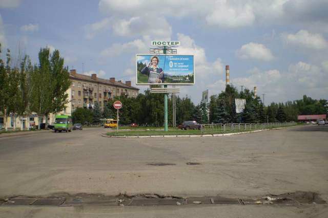 Білборд №120881 в місті Краматорськ (Донецька область), розміщення зовнішнішньої реклами, IDMedia-оренда найнижчі ціни!