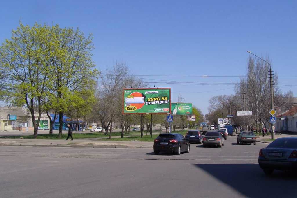 Білборд №121032 в місті Миколаїв (Миколаївська область), розміщення зовнішнішньої реклами, IDMedia-оренда найнижчі ціни!