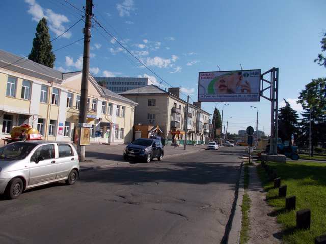 `Билборд №121243 в городе Сумы (Сумская область), размещение наружной рекламы, IDMedia-аренда по самым низким ценам!`