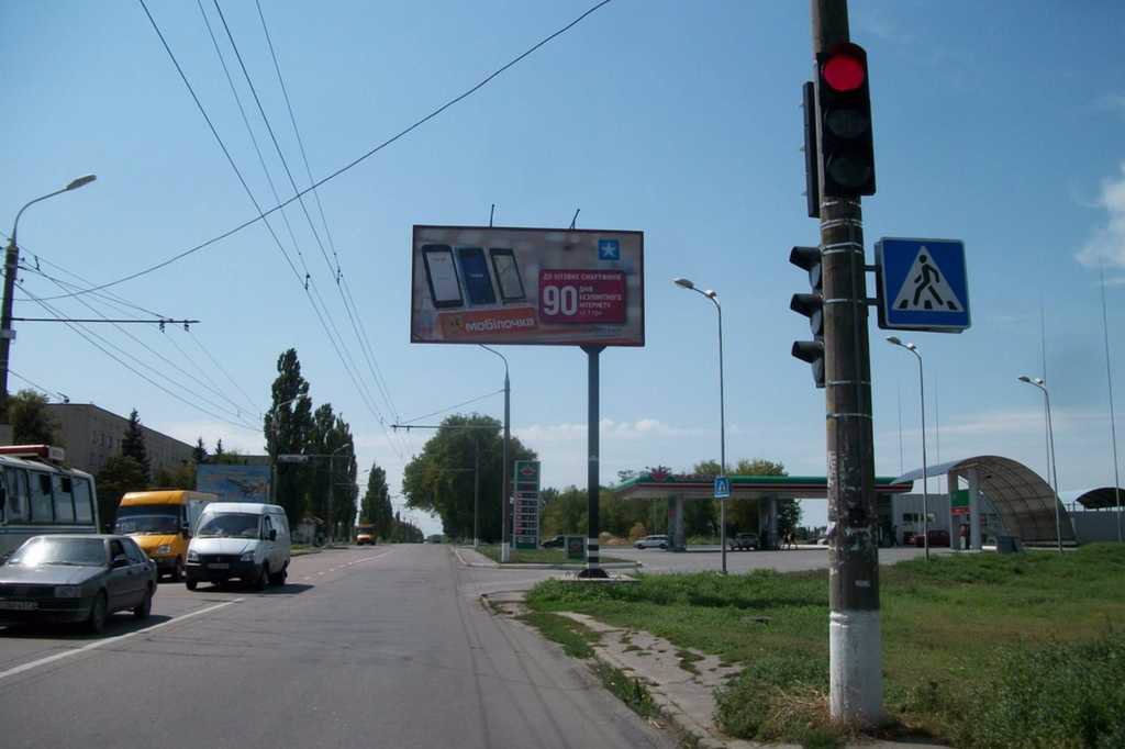 `Билборд №121246 в городе Сумы (Сумская область), размещение наружной рекламы, IDMedia-аренда по самым низким ценам!`