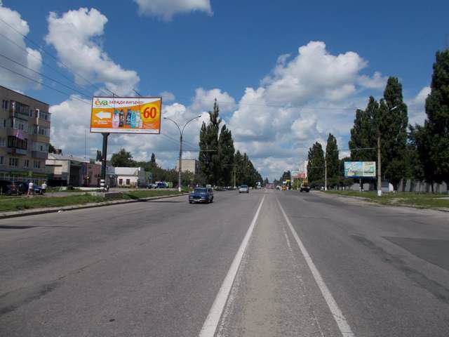 `Билборд №121250 в городе Сумы (Сумская область), размещение наружной рекламы, IDMedia-аренда по самым низким ценам!`