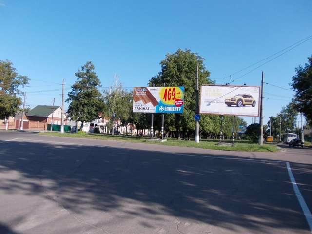 `Билборд №121263 в городе Сумы (Сумская область), размещение наружной рекламы, IDMedia-аренда по самым низким ценам!`
