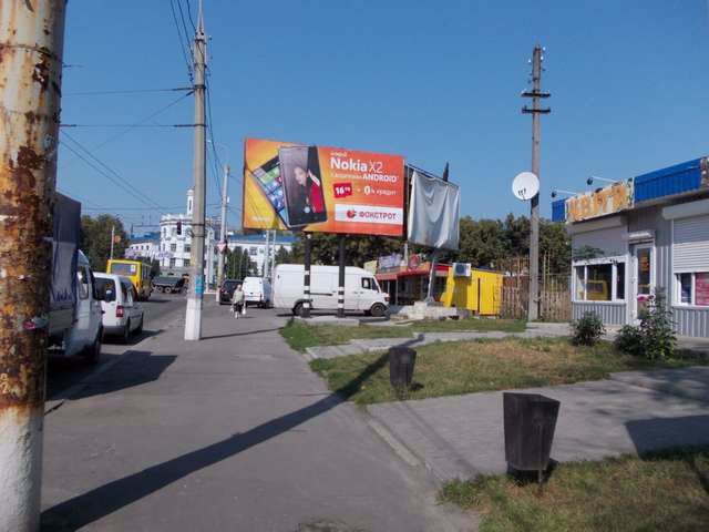 Білборд №121264 в місті Суми (Сумська область), розміщення зовнішнішньої реклами, IDMedia-оренда найнижчі ціни!