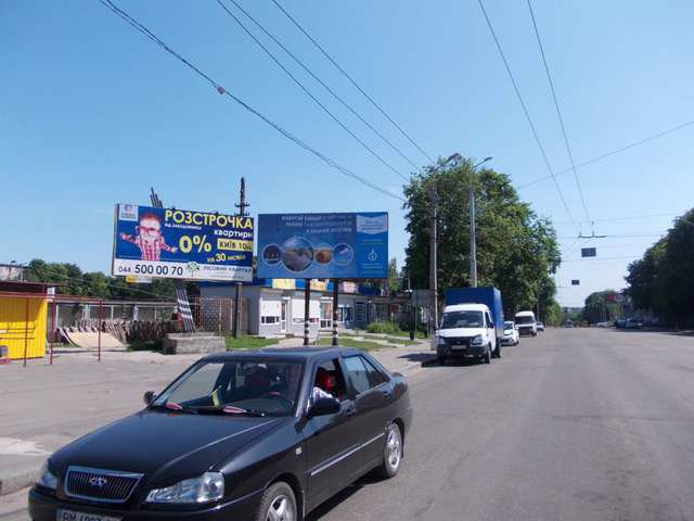 `Билборд №121265 в городе Сумы (Сумская область), размещение наружной рекламы, IDMedia-аренда по самым низким ценам!`