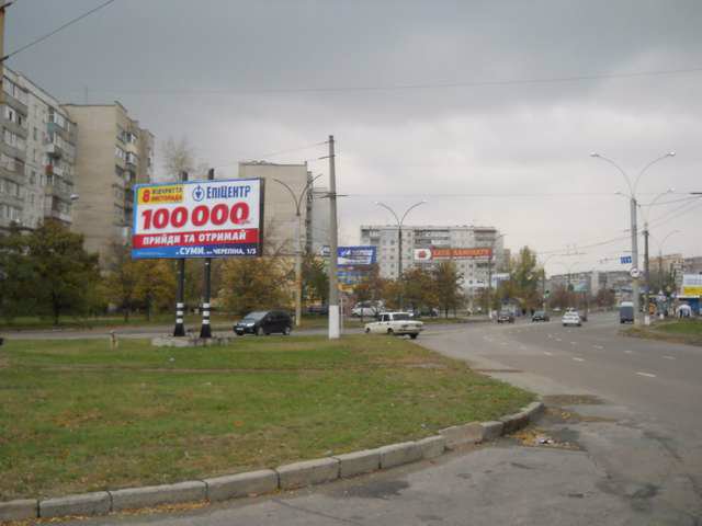 Білборд №121276 в місті Суми (Сумська область), розміщення зовнішнішньої реклами, IDMedia-оренда найнижчі ціни!