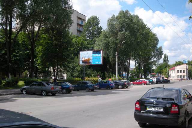 Білборд №121281 в місті Тернопіль (Тернопільська область), розміщення зовнішнішньої реклами, IDMedia-оренда найнижчі ціни!