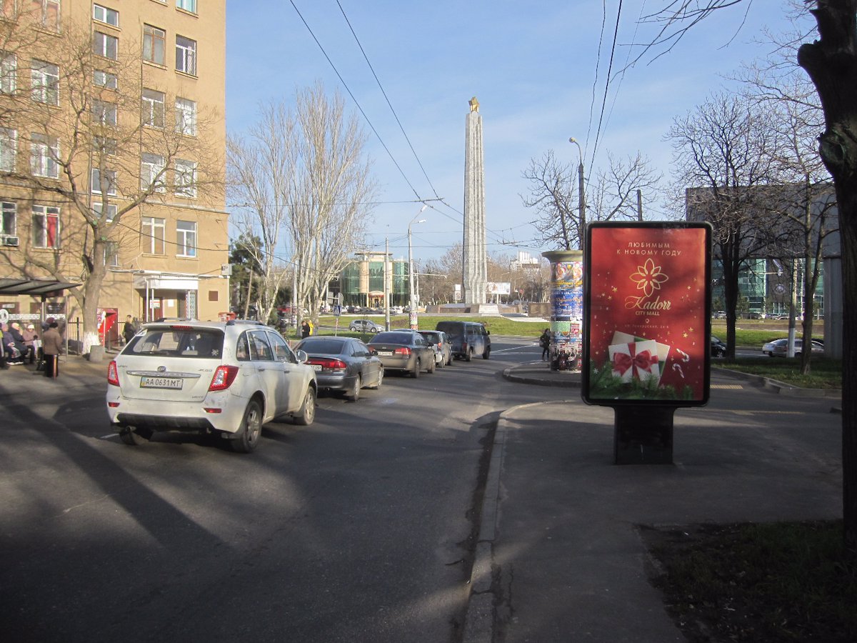 Сітілайт №127059 в місті Одеса (Одеська область), розміщення зовнішнішньої реклами, IDMedia-оренда найнижчі ціни!