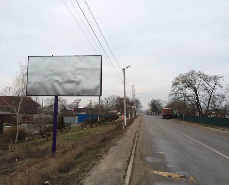 Білборд №133524 в місті Хотянівка (Київська область), розміщення зовнішнішньої реклами, IDMedia-оренда найнижчі ціни!