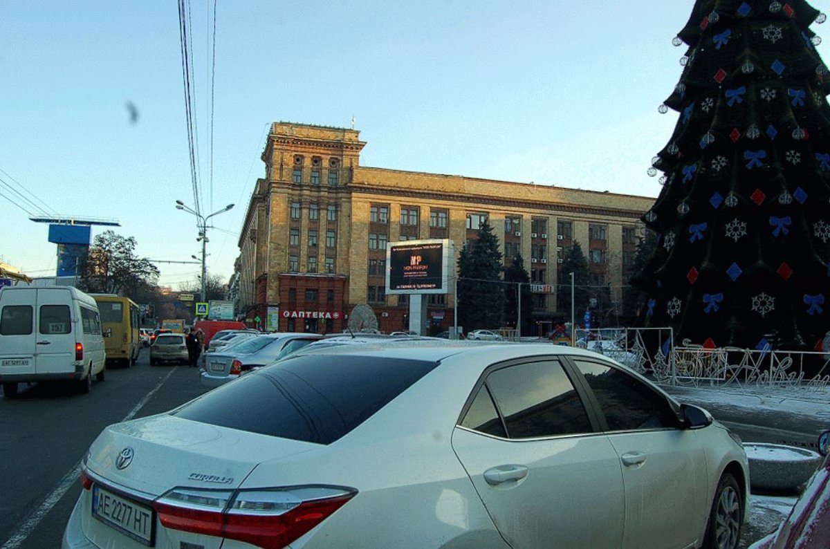 `Экран №133591 в городе Днепр (Днепропетровская область), размещение наружной рекламы, IDMedia-аренда по самым низким ценам!`