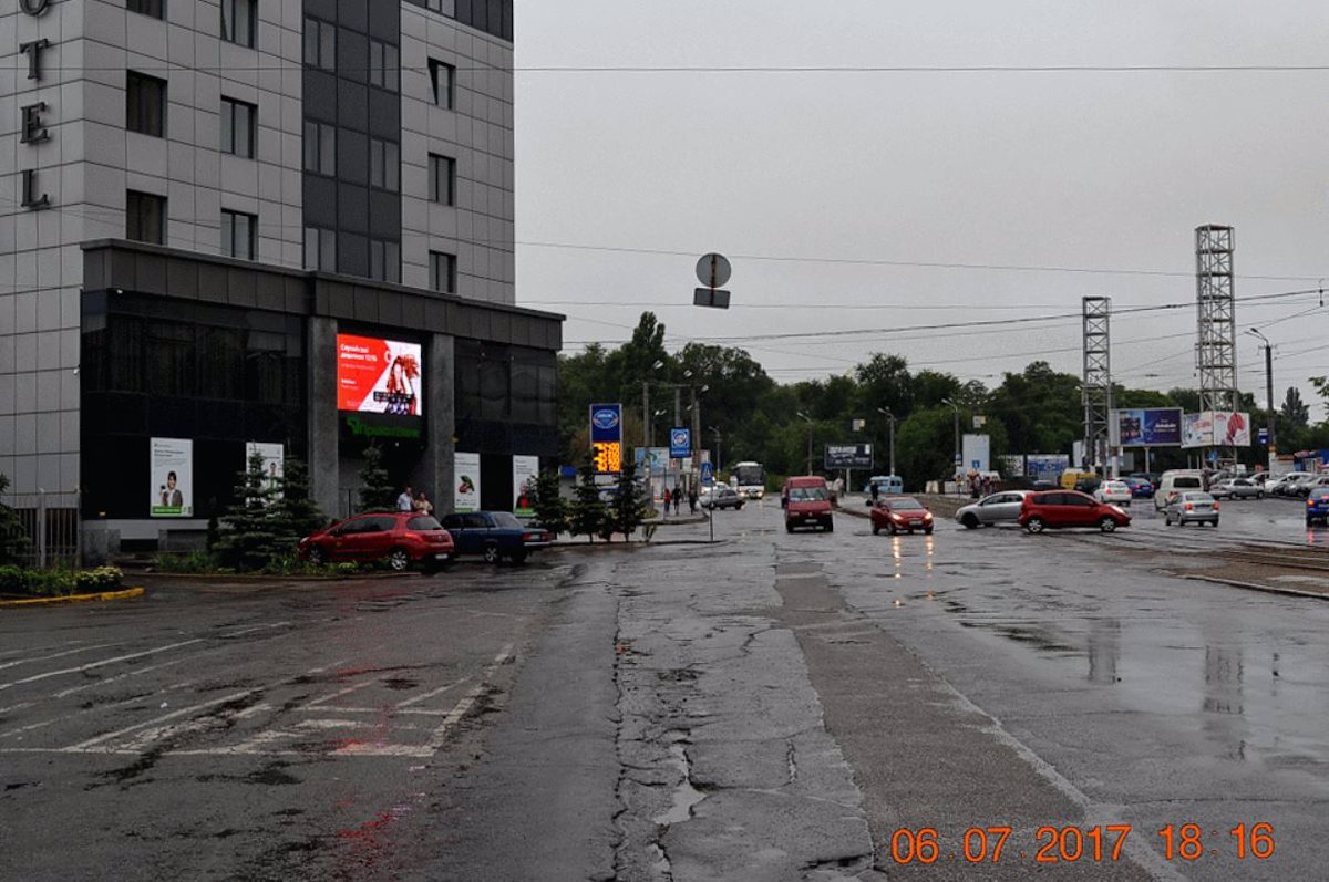 Екран №133593 в місті Дніпро (Дніпропетровська область), розміщення зовнішнішньої реклами, IDMedia-оренда найнижчі ціни!