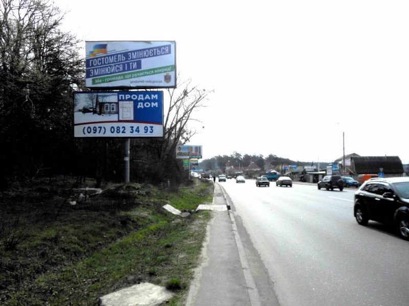 `Билборд №134293 в городе Гостомель (Киевская область), размещение наружной рекламы, IDMedia-аренда по самым низким ценам!`