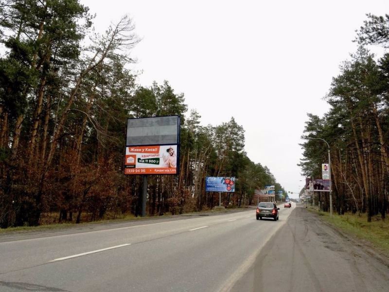 Білборд формат 6х3 Дворівнева №134350 в городе Буча (Київська область) Білборд №134350 в місті Буча (Київська область), розміщення зовнішнішньої реклами, IDMedia-оренда найнижчі ціни!
