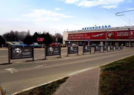Турнікет №137557 в місті Одеса (Одеська область), розміщення зовнішнішньої реклами, IDMedia-оренда найнижчі ціни!