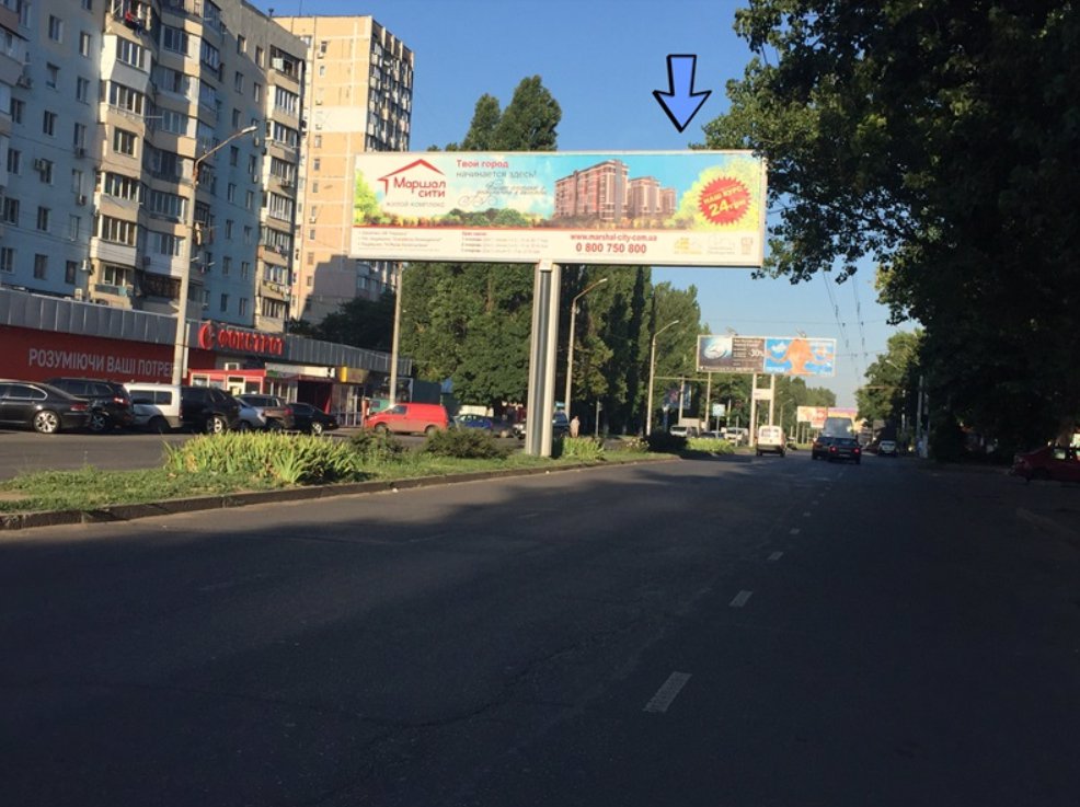 `Билборд №138332 в городе Одесса (Одесская область), размещение наружной рекламы, IDMedia-аренда по самым низким ценам!`