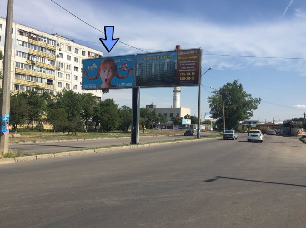 `Билборд №138346 в городе Одесса (Одесская область), размещение наружной рекламы, IDMedia-аренда по самым низким ценам!`