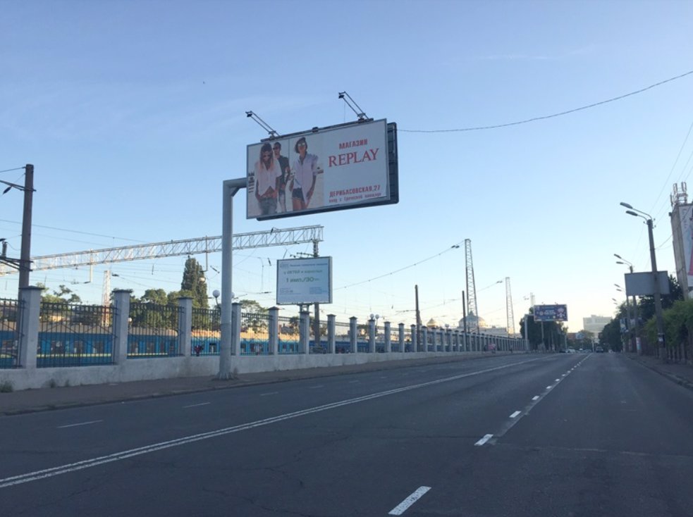 `Билборд №138367 в городе Одесса (Одесская область), размещение наружной рекламы, IDMedia-аренда по самым низким ценам!`
