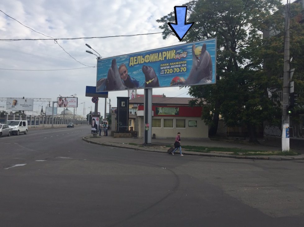 `Билборд №138420 в городе Одесса (Одесская область), размещение наружной рекламы, IDMedia-аренда по самым низким ценам!`
