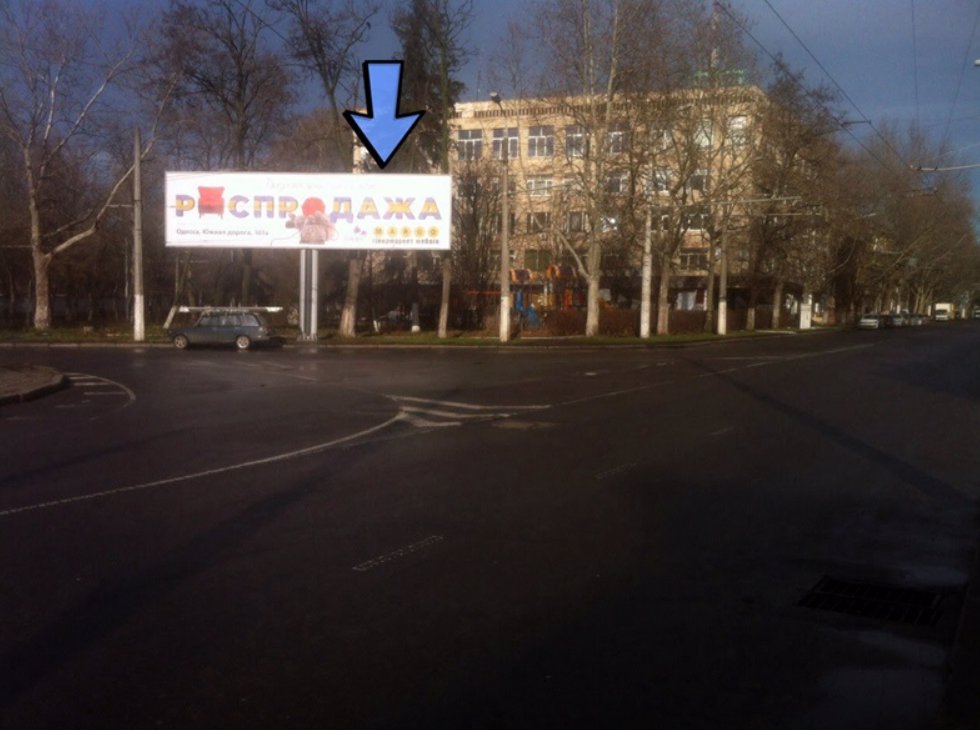 `Билборд №138433 в городе Одесса (Одесская область), размещение наружной рекламы, IDMedia-аренда по самым низким ценам!`