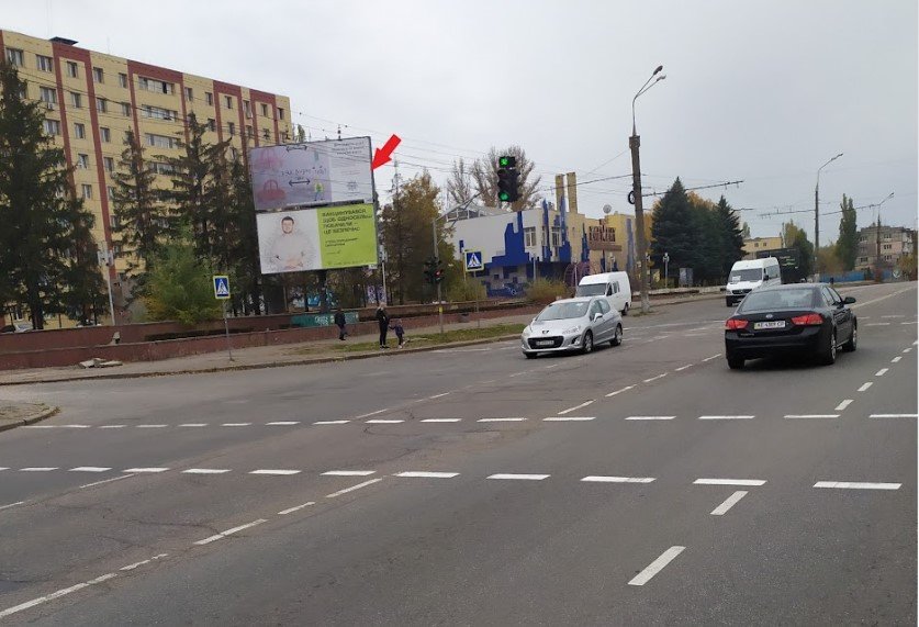 Білборд №139865 в місті Кривий Ріг (Дніпропетровська область), розміщення зовнішнішньої реклами, IDMedia-оренда найнижчі ціни!