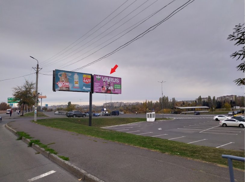 `Билборд №139878 в городе Кривой Рог (Днепропетровская область), размещение наружной рекламы, IDMedia-аренда по самым низким ценам!`