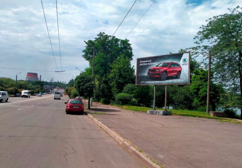 Білборд №140061 в місті Кривий Ріг (Дніпропетровська область), розміщення зовнішнішньої реклами, IDMedia-оренда найнижчі ціни!