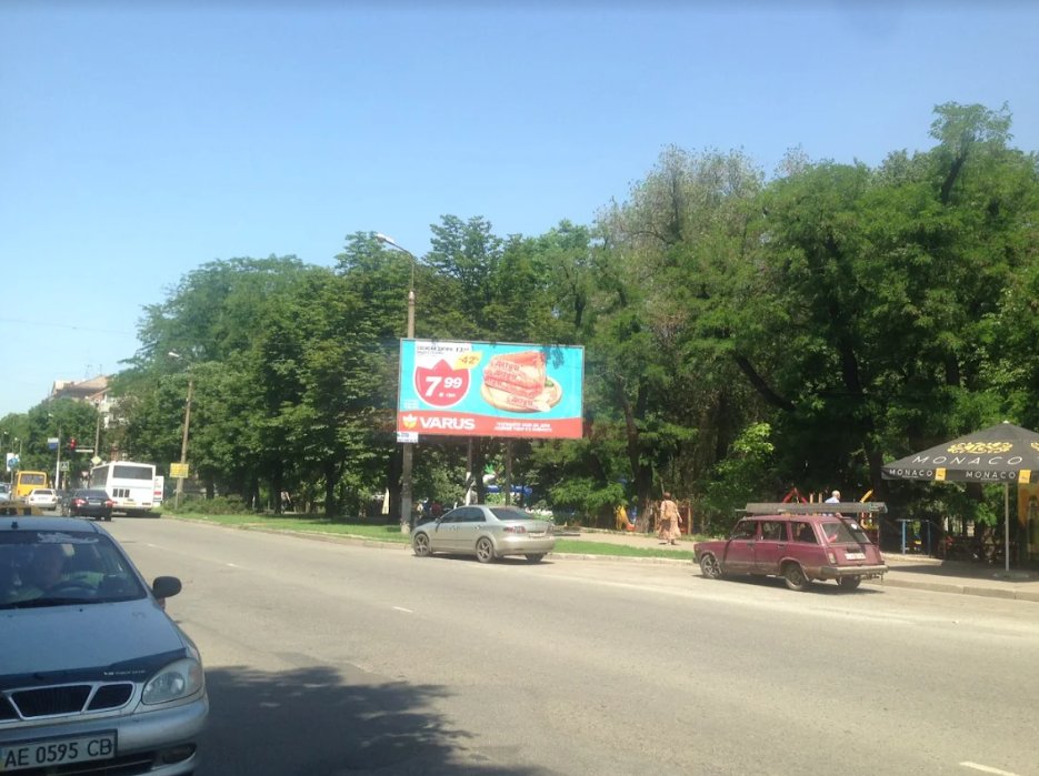 `Билборд №140090 в городе Кривой Рог (Днепропетровская область), размещение наружной рекламы, IDMedia-аренда по самым низким ценам!`