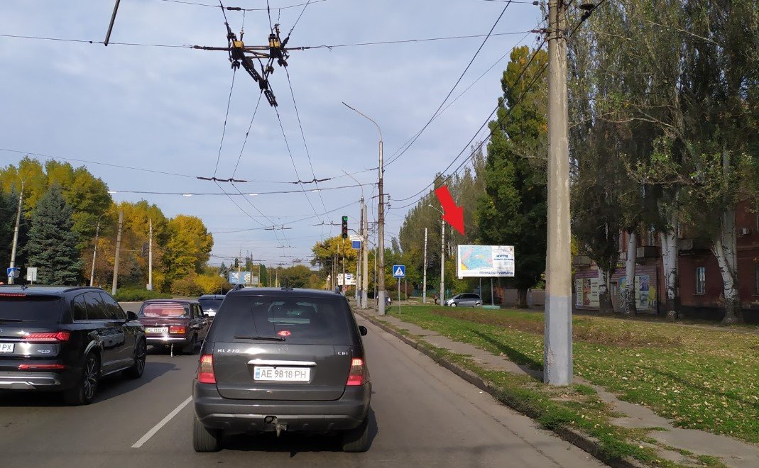 `Билборд №140242 в городе Кривой Рог (Днепропетровская область), размещение наружной рекламы, IDMedia-аренда по самым низким ценам!`