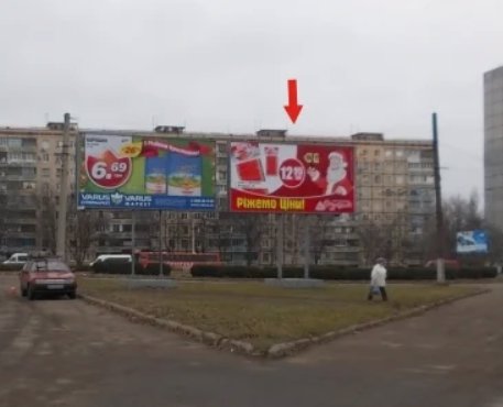 `Билборд №140302 в городе Кривой Рог (Днепропетровская область), размещение наружной рекламы, IDMedia-аренда по самым низким ценам!`