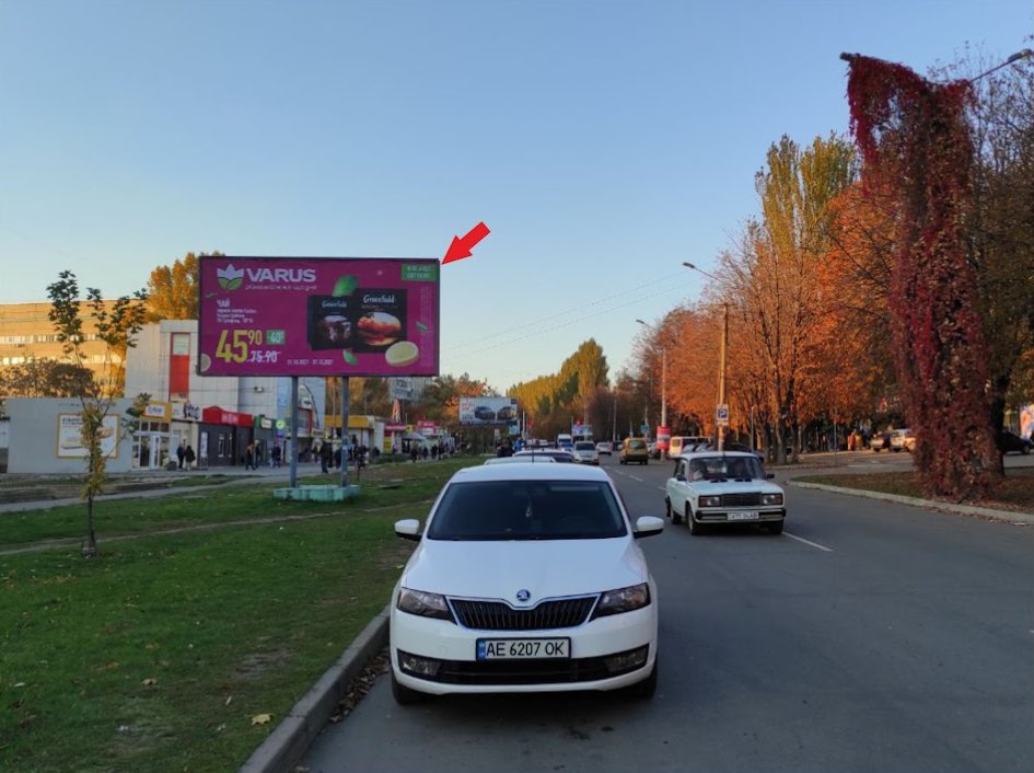`Билборд №140404 в городе Кривой Рог (Днепропетровская область), размещение наружной рекламы, IDMedia-аренда по самым низким ценам!`
