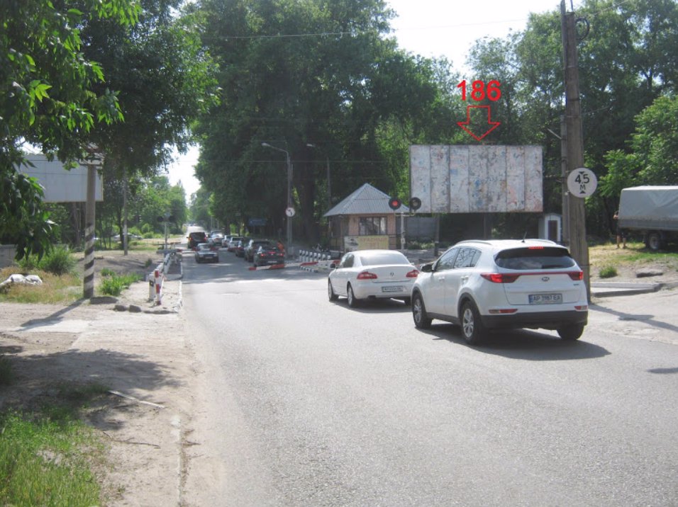 `Билборд №140572 в городе Запорожье (Запорожская область), размещение наружной рекламы, IDMedia-аренда по самым низким ценам!`