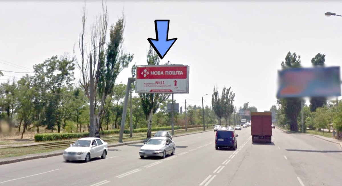 `Билборд №140824 в городе Одесса (Одесская область), размещение наружной рекламы, IDMedia-аренда по самым низким ценам!`