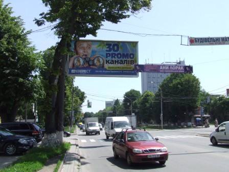 Білборд №141055 в місті Вінниця (Вінницька область), розміщення зовнішнішньої реклами, IDMedia-оренда найнижчі ціни!