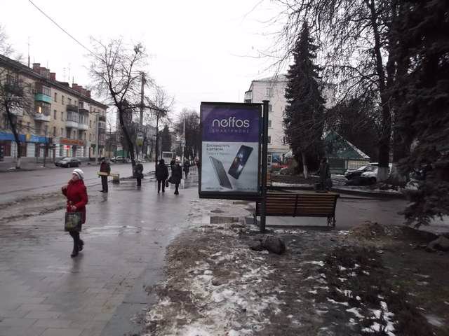 Сітілайт №141417 в місті Житомир (Житомирська область), розміщення зовнішнішньої реклами, IDMedia-оренда найнижчі ціни!